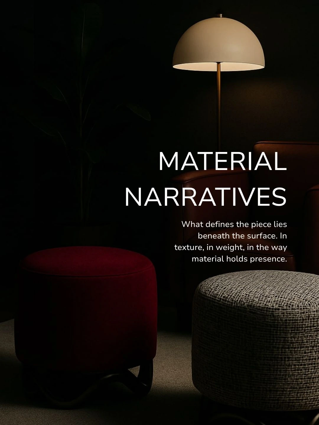 Stax Living Material Narratives campaign artwork